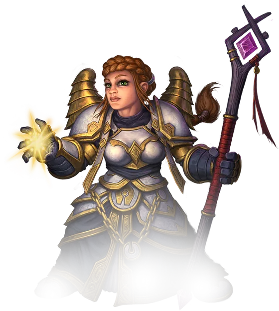 LOOTOVORE Guides WoW – Illustration officielle du Prêtre Sacré