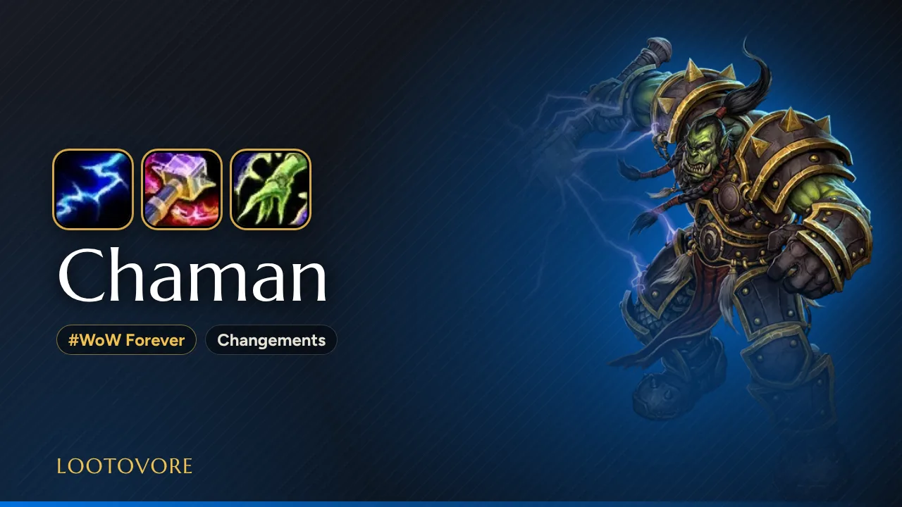LOOTOVORE Guides WoW – Illustration du Chaman dans WoW Forever