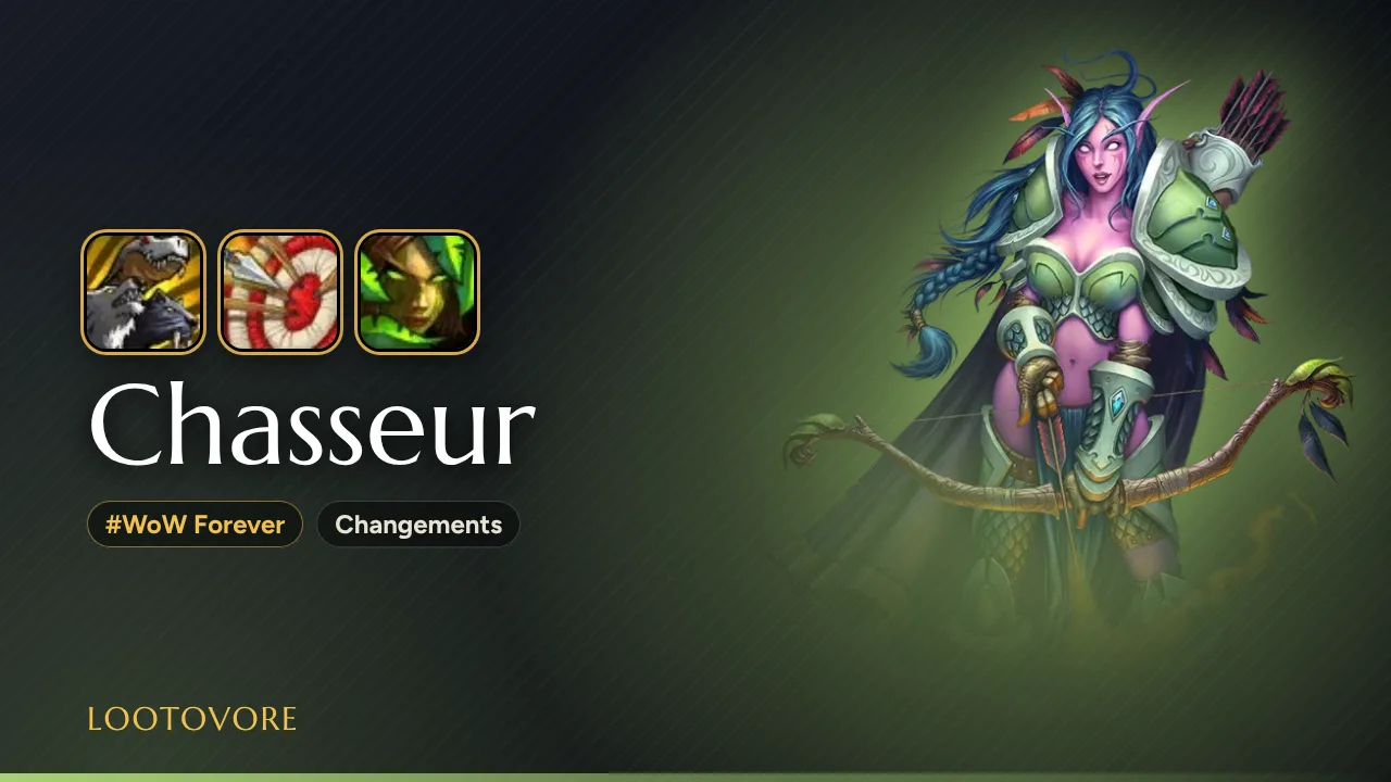LOOTOVORE Guides WoW – Illustration du Chasseur dans WoW Forever