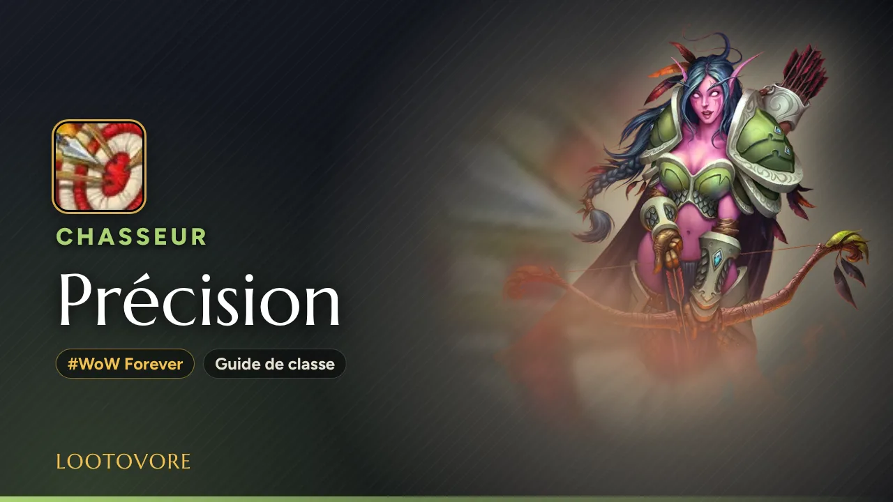 LOOTOVORE Guides WoW – Illustration du guide Chasseur Précision WoW Forever
