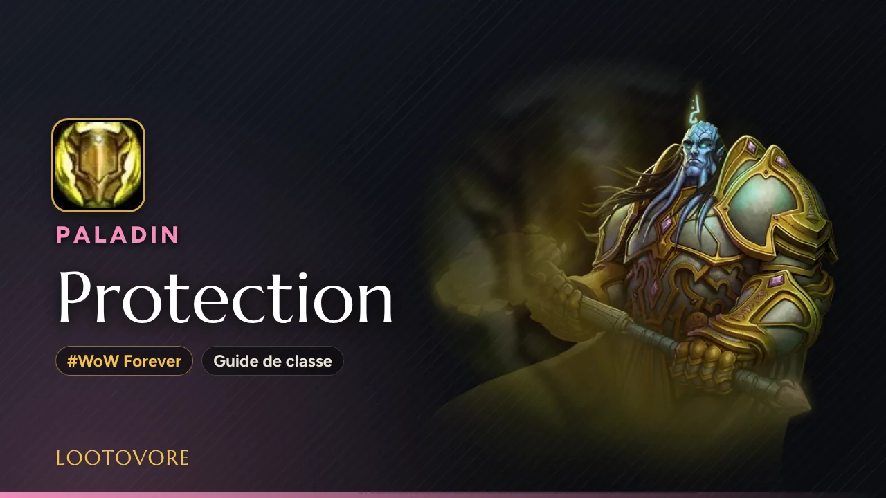 LOOTOVORE Guides WoW – Illustration du guide Paladin Protection WoW Forever