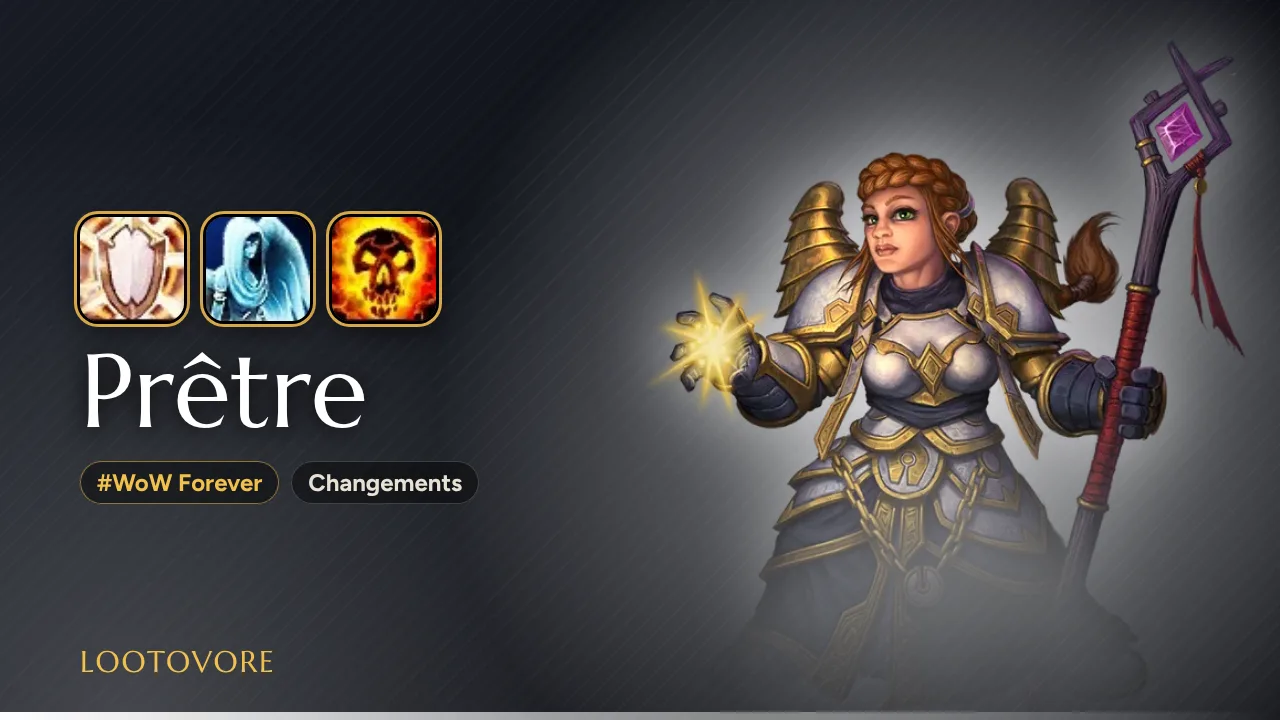LOOTOVORE Guides WoW – Illustration du Prêtre dans WoW Forever