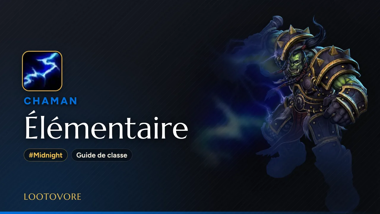 LOOTOVORE Guides WoW – Illustration du guide Chaman Élémentaire Midnight