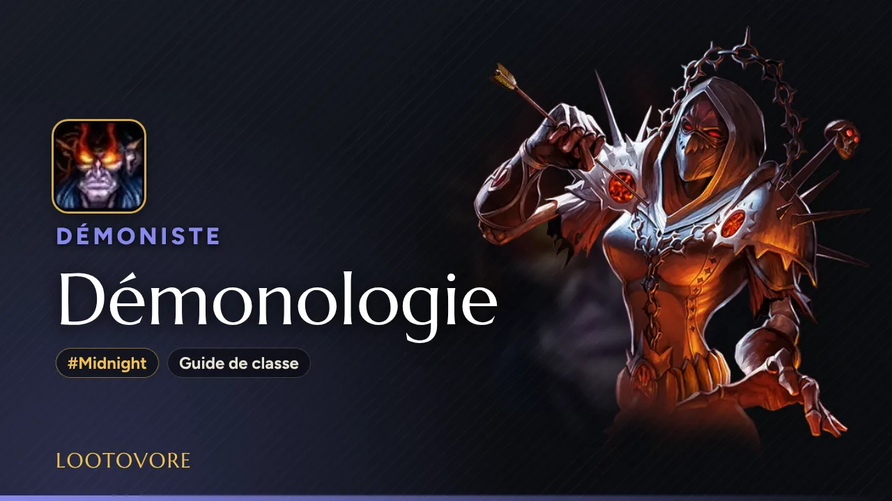 LOOTOVORE Guides WoW – Illustration du guide Démoniste Démonologie Midnight