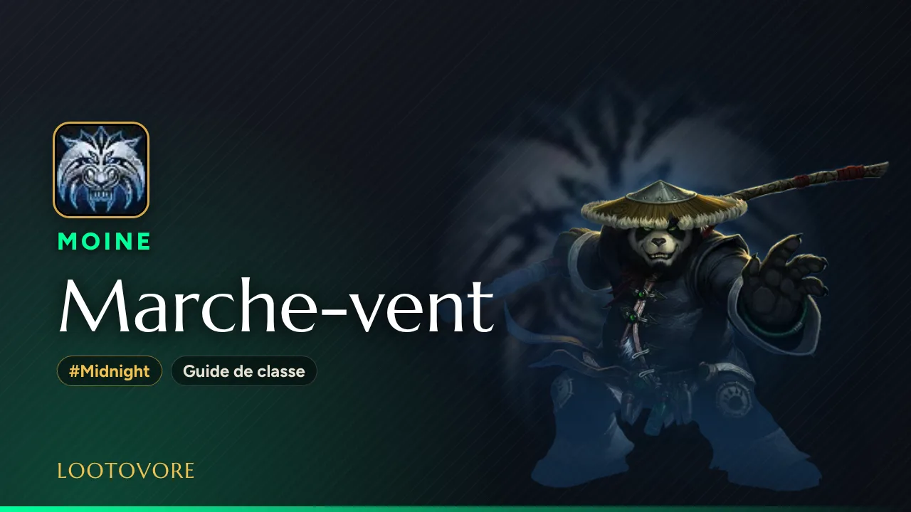 LOOTOVORE Guides WoW – Illustration du guide Moine Marche-vent Midnight