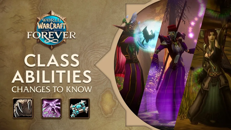 LOOTOVORE Guides WoW : miniature de la vidéo « Les classes de WoW Forever, partie 3 : Druide, Démoniste et Prêtre »